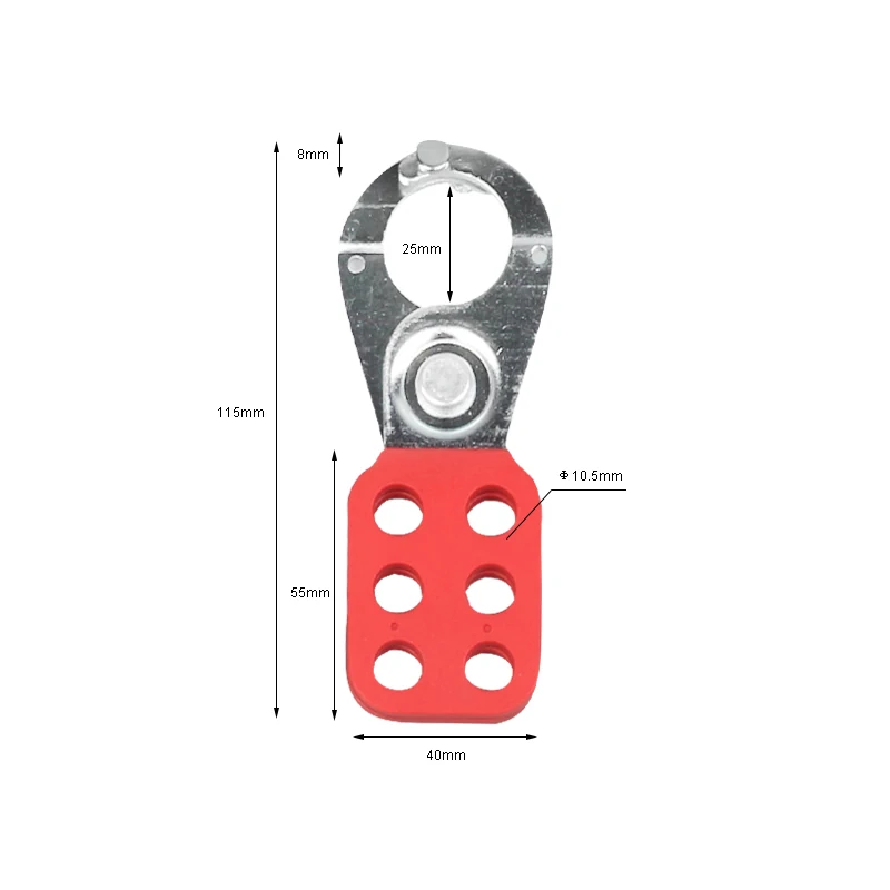 Lockout Tagout turvahakanen kuudelle turvalukolle