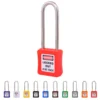Lockout Tagout turvalukko 75 mm eri sarjoituksella