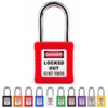 Lockout Tagout turvalukko 38 mm sangalla eri väreissä