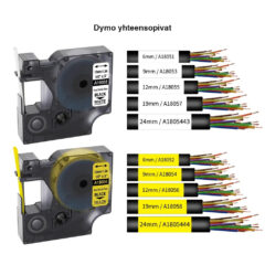 D-kutistesukka 6 mm, keltainen