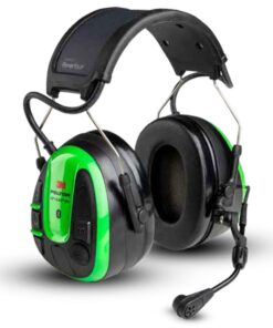 3M™ PELTOR™ WS™ ALERT™ XPV -kuulonsuojain, aurinkokennolataus, vihreä, mobiilisovellus, päälakisanka, MultiPoint Bluetooth
