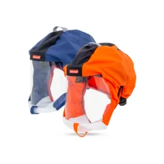 CleanAIR CA-1 lyhyt huppu oranssi ja sininen puhallinsuojaimeen