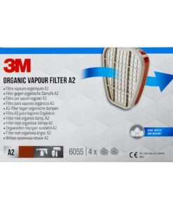 3M™ orgaanisten höyryjen suodatin 6055, A2 4 paria PKT (6000 ja 7000-sarjan naamarien kanssa sopiva)