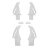 KASK Primero Lamp Clips otsavalokiinnikkeet fluori