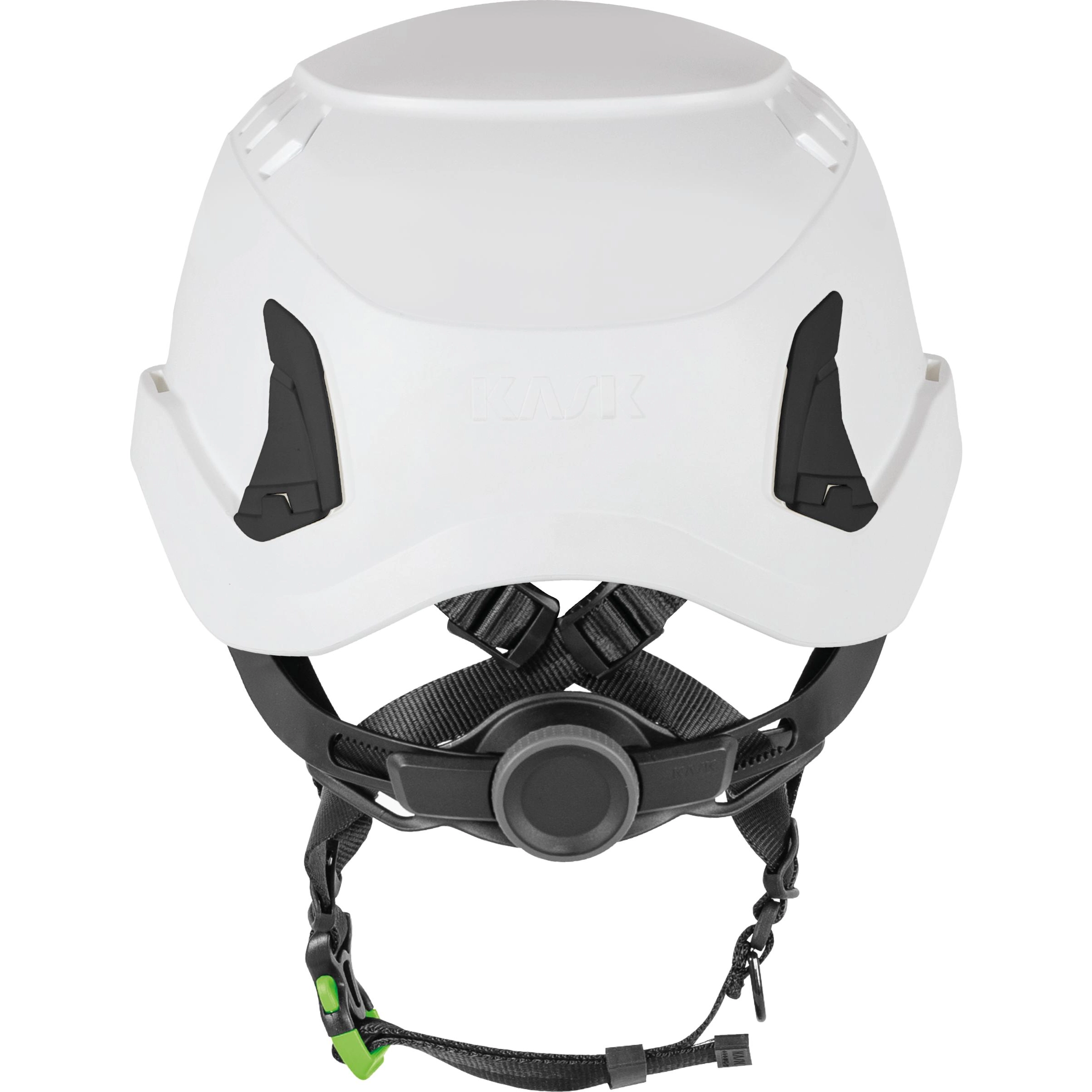 KASK Primero PL valkoinen työkypärä EN 12492 takaa