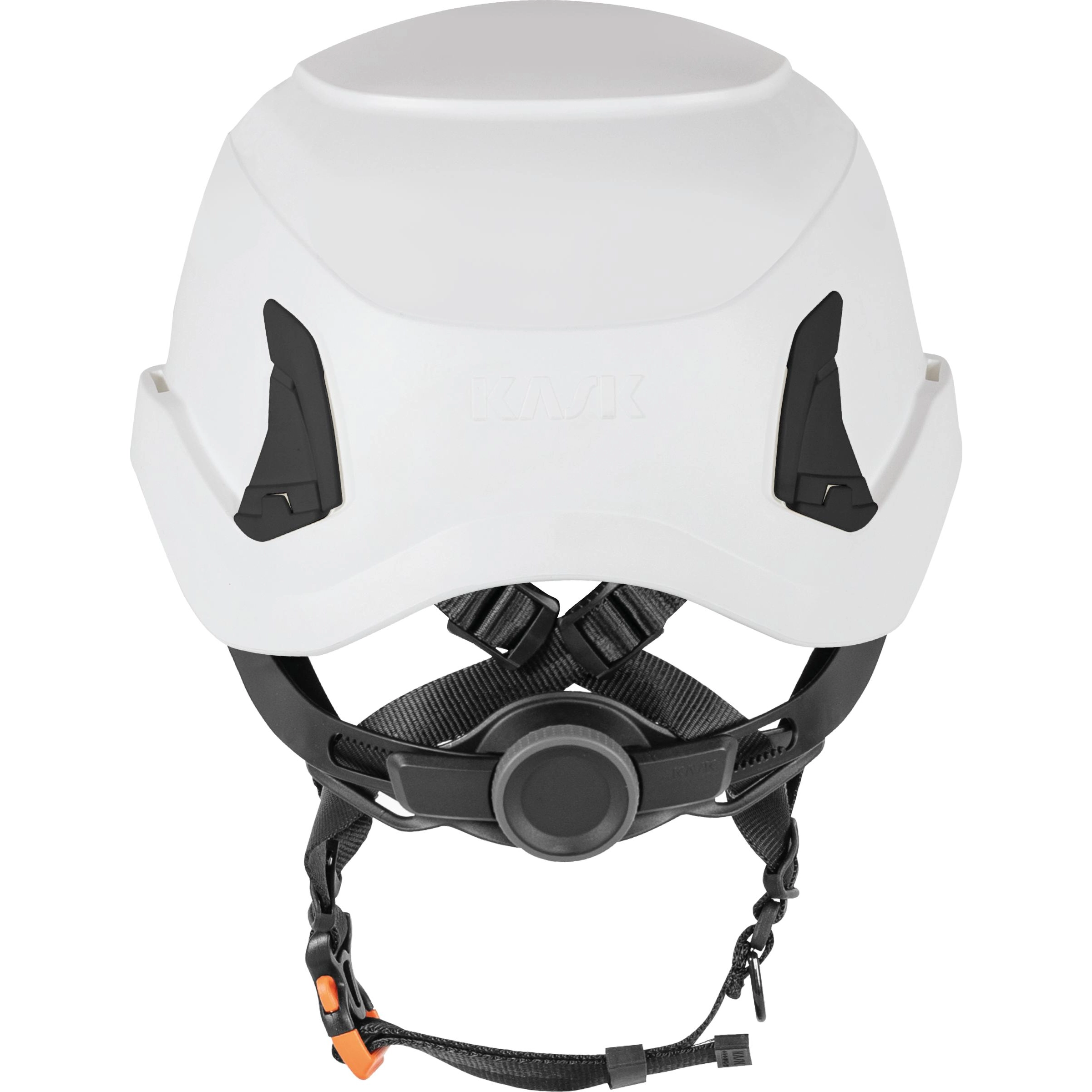 KASK Primero valkoinen työkypärä takaa