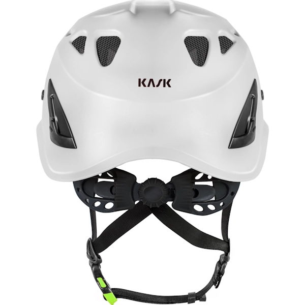 KASK Superplasma valkoinen työkypärä takaa