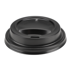GASTRO kansi kahvikuppiin Ø8cm musta PP 100kpl