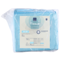 ABENA suoja-alusta kk 30x60cm reunavuotosuojat sininen 8krs 30kpl