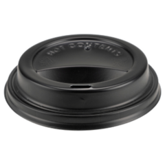 GASTRO kansi kahvikuppiin Ø9cm musta PP 100kpl