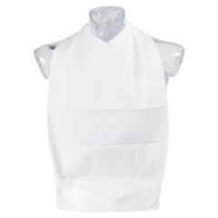 ABENA ruokalappu nauhoilla 37x70cm kk kääntötaskulla valkoinen 100kpl