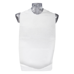 ABENA ruokalappu teipillä 37x70cm kk kääntötaskulla valkoinen 100 kpl