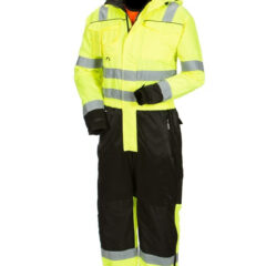 Huomiovärinen talvihaalari kelta/musta EN 20471 Lk.3 - 4220