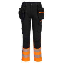 DX4 Hi-Vis 1-luokan Craft-housut irrotettavilla riipputaskuilla
