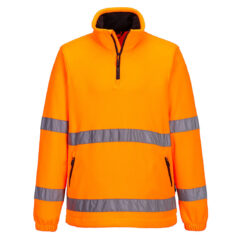 Hi-Vis 1/2 vetoketju Fleece