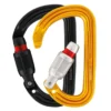 Petzl Sm'D SCREW-LOCK ruuvilukitteinen karabiini keltainen ja musta