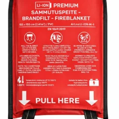 Sammutuspeite Li-Ion litiumioniakuille 155 x155