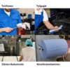 Sininen Hygoclean-teollisuuspyyherulla ammattikäyttöön