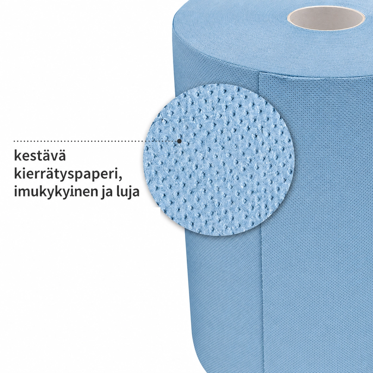 Imukykyinen teollisuuspaperi öljyn ja nesteiden pyyhintään