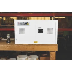 Paloturvakaappi Litium-akkujen lataukseen ja säilytykseen