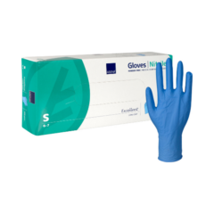 ABENA Excellent nitriilikäsine pitkä sininen ALLERGISILLE 100kpl