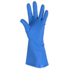 DPL Interface elintarvikehyväksytty nitriilitalouskäsine S/7 33cm anatom vuoreton sininen 1pr