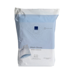 ABENA muovitettu pesukinnas PE/airlaid 50g 22x16cm 50kpl