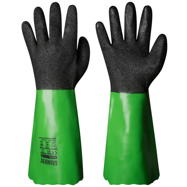 GRANBERG 8135 Vinyyli-/PVC-kemikaalinsuojakäsineet