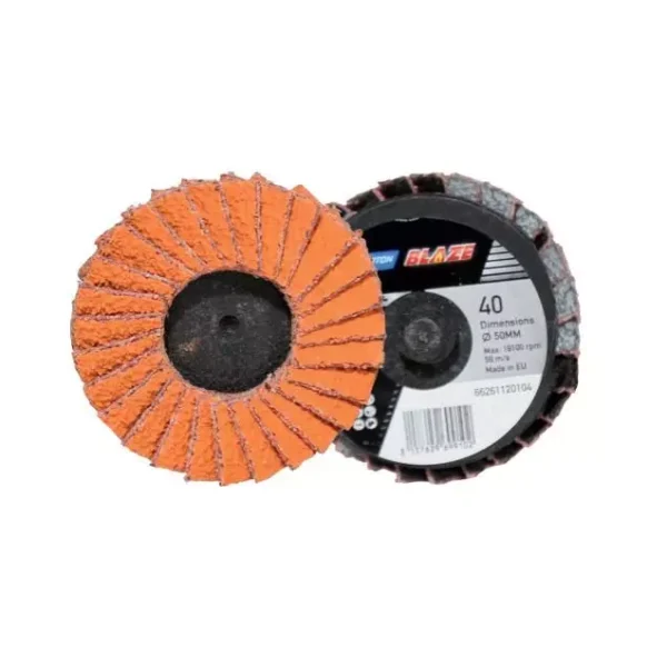 Norton Mini Blaze - Flap Disc 50 mm Roloc 10-pack