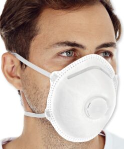 Hengityssuojain FFP2 Venttiilillä tukkupakkaus 100 kpl (10 x 10 kpl)