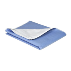 ABENA vuoteensuoja pestävä 75x85cm petausläpillä sininen 1kpl