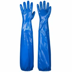 Kemikaaleilta suojaavat nitriili-talvikäsineet 68 CM varsi GRANBERG 0660W