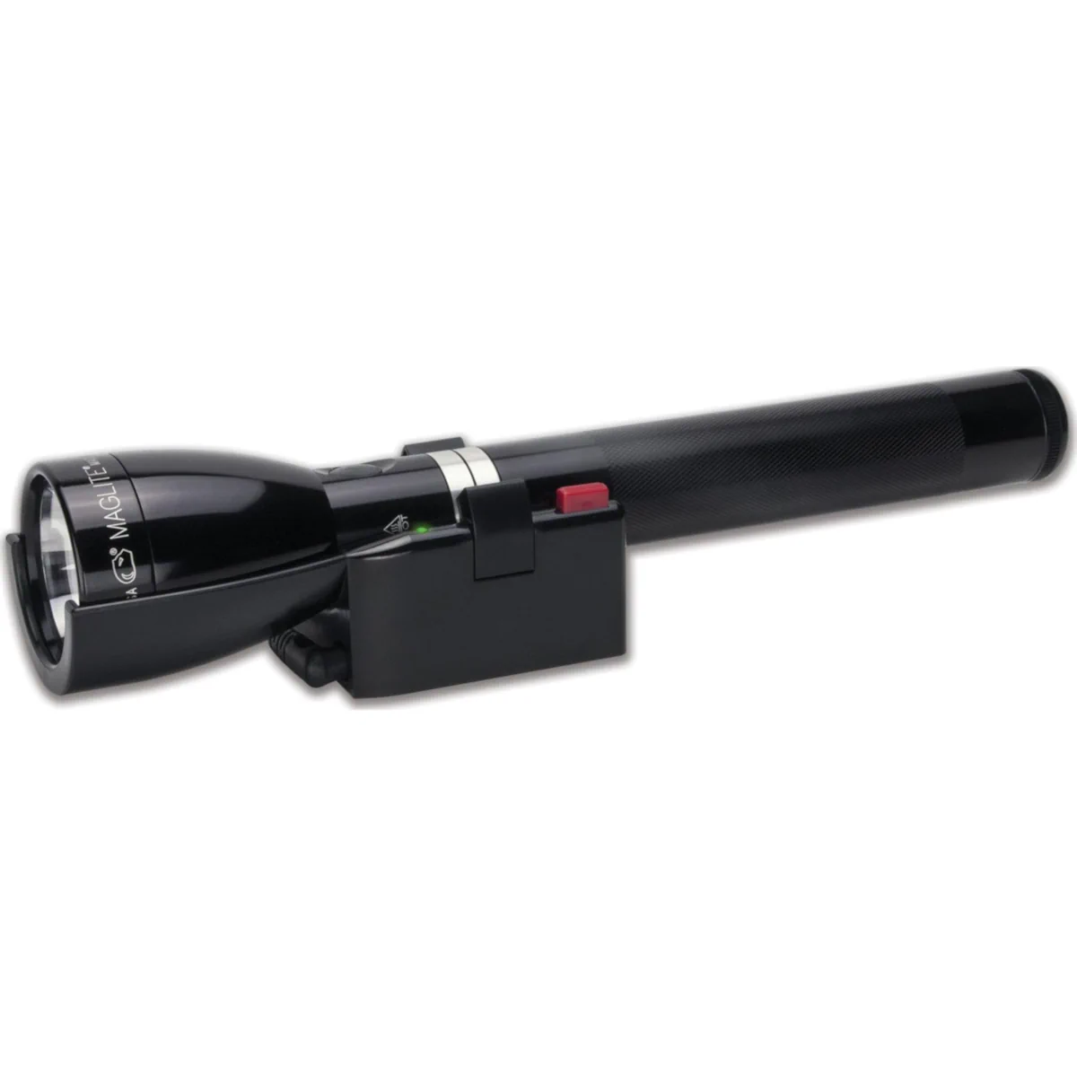 Maglite ML150LR LED-käsivalaisin lataustelineessä, pikalataus ja lataustilan merkkivalo