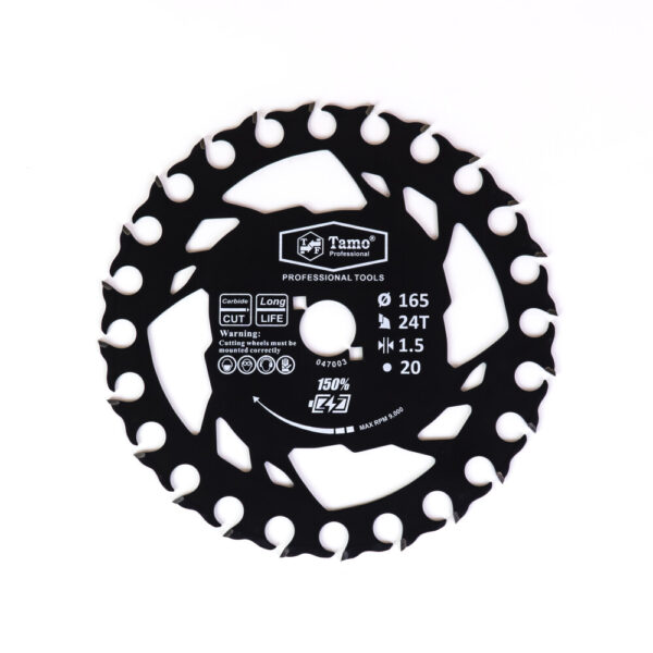 TAMO PYÖRÖSAHANTERÄ PURKU LITE CUT 165X24TX20MM