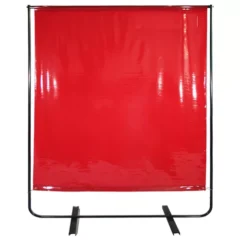 Hitsausverho Rapid Plus Kehikolla 1900x1500mm, läpikuultava punainen