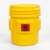 361 L Biohazardous Overpack keltainen HDPE-tynnyri