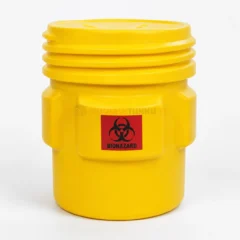 361 L Biohazardous Overpack keltainen HDPE-tynnyri