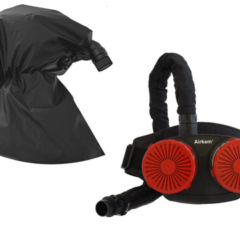 Moottoroitu puhallinsuojain Hupulla Softek AIRKEM Valmispakkaus