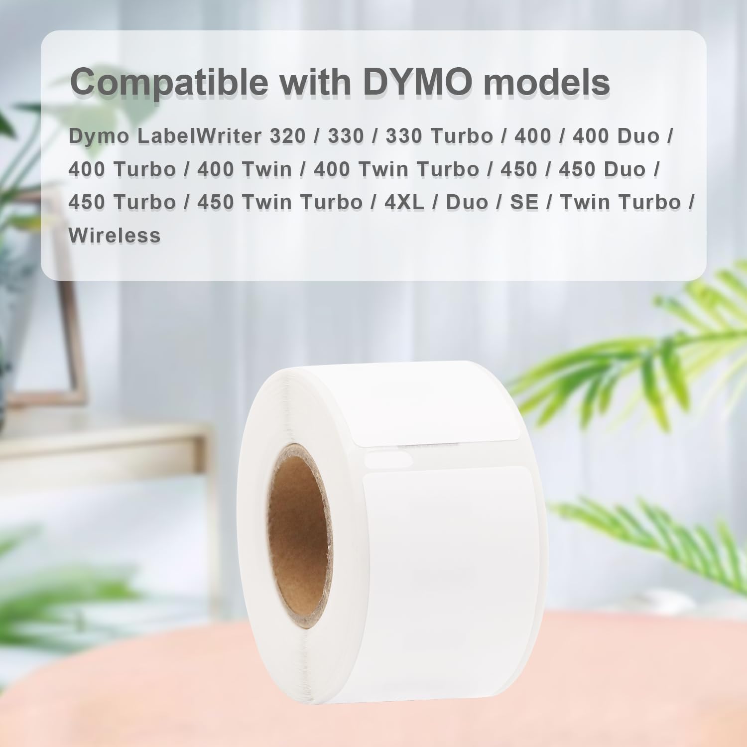 Dymo LW yhteensopiva pieni osoite-/yleistarra 28 x 89 mm 12-pack - Image 2