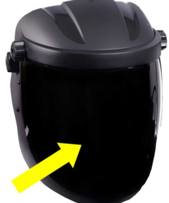 Visiiri Weltek DIN 5 Navitek/Navishock kasvo-osaan