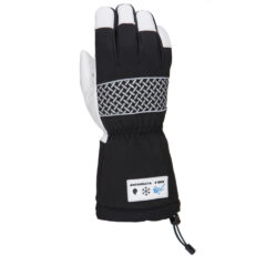 Pukinnahkainen pitkä vedenpitävä talvikäsine