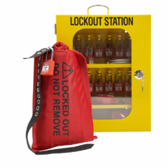 Lockout lukkoasema metallikaapilla 80-osainen