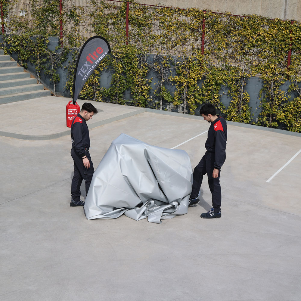 Sammutuspeite Texfire Medium 6x4m - Image 3