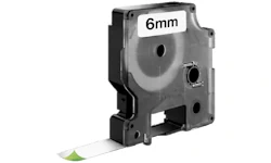 Dymo yhteensopivat 6mm kirjoitusnauhat