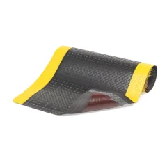 Cushion Trax ergonomiamatto (Musta/Keltainen)