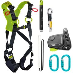 Edelrid Fuse 30 m kattotyöpakkaus täydellinen putoamissuojainsetti aurinkopaneeliasentajille