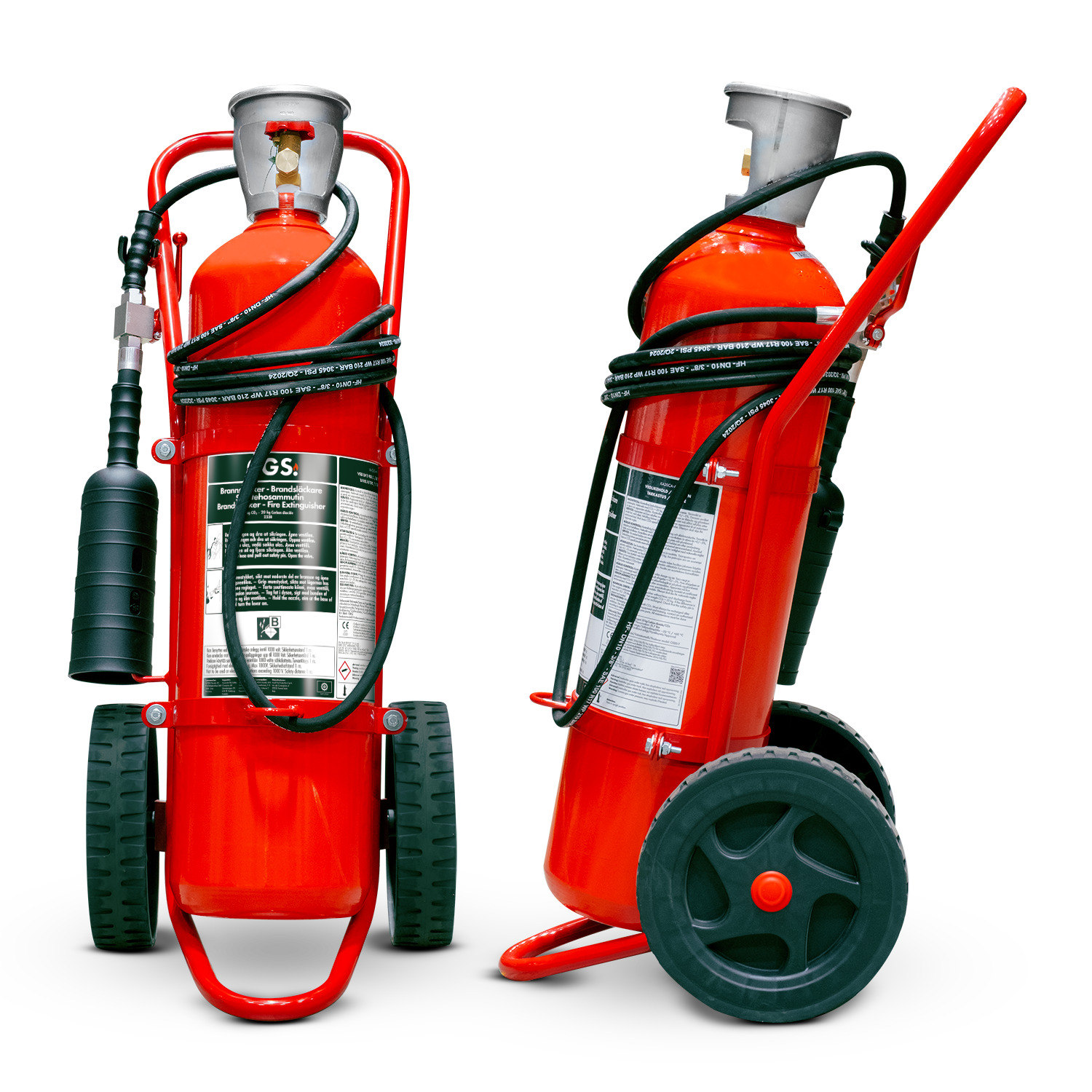 CGS 20 kg hiilidioksidisammutin, KA20CA-A