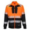 Portwest DX490 DX4 Hi-Vis vetoketjullinen collaripusero