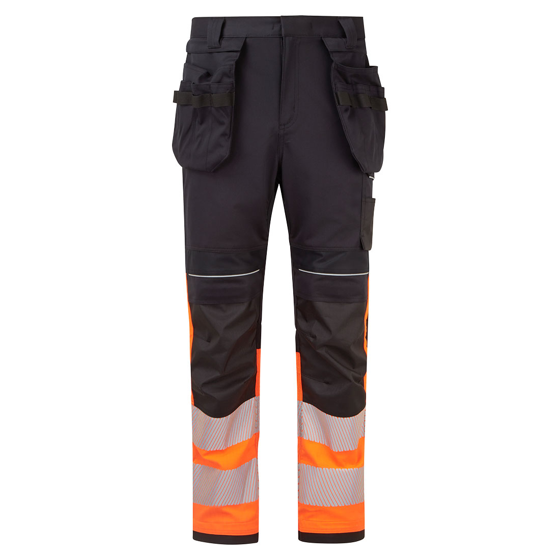 Portwest FR452 PW3 Modaflame HVO Hi-Vis palosuojatut riipputaskuhousut