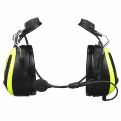 3M PELTOR WS ALERT X+ kypäräkiinnitteiset Bluetooth-kuulonsuojaimet kirkkaankeltaisena